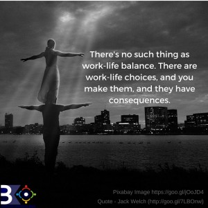There's no such thing as work life balance