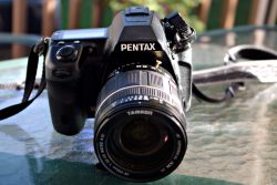 Pentax K-5 camera with Tamron 28-200mm lens